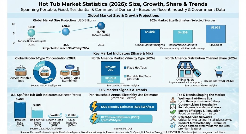 hot tub market statistics
